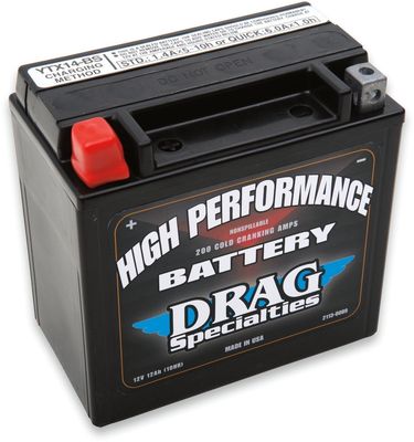 Batteri Drag Specialties Europe High Performance 150 87 svart
