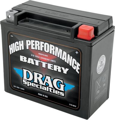 Batteri Drag Specialties Europe High Performance 175 87 svart DRSM720BH
