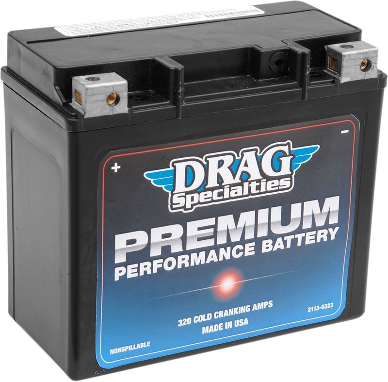 Batteri Drag Specialties Europe Premium 175 GYZ20H svart
