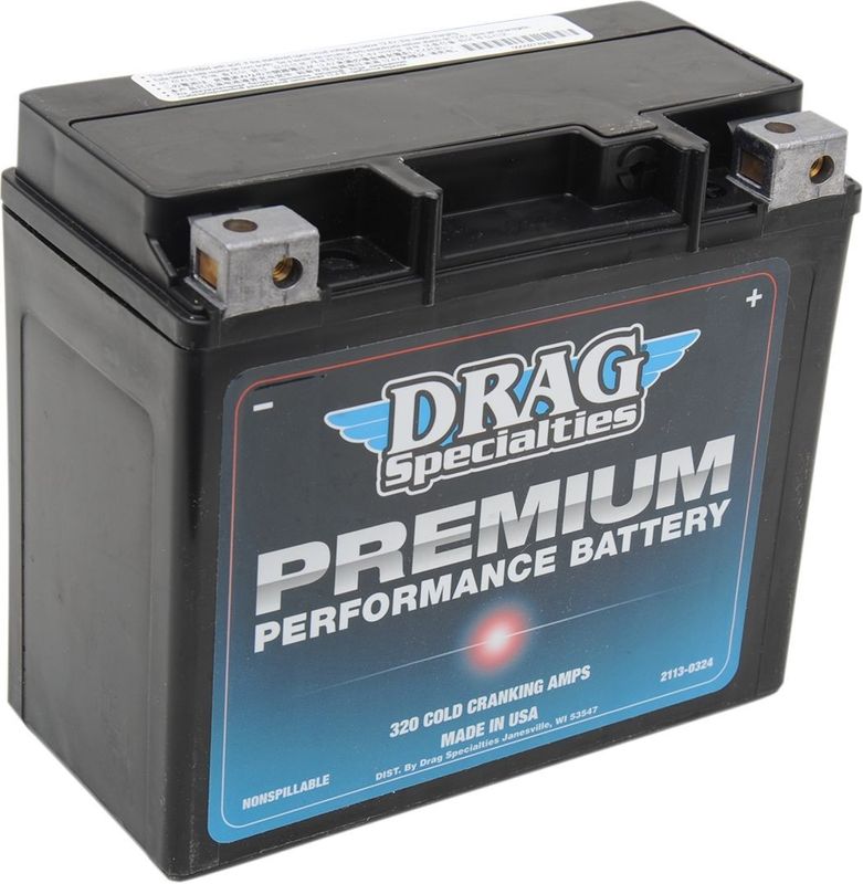 Batteri Drag Specialties Europe Premium 175 GYZ20HL svart
