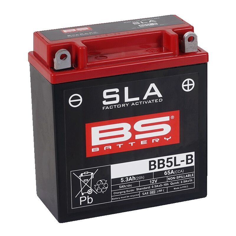 Batteri BS Battery SLA Factory-Activated AGM Maintenance-Free 65 BB5L-B