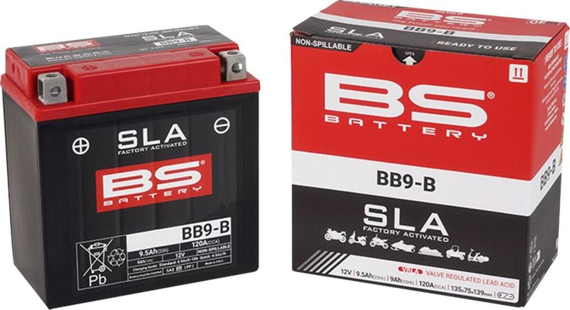 Batteri BS Battery SLA Factory- Activated AGM 115 BB9-B