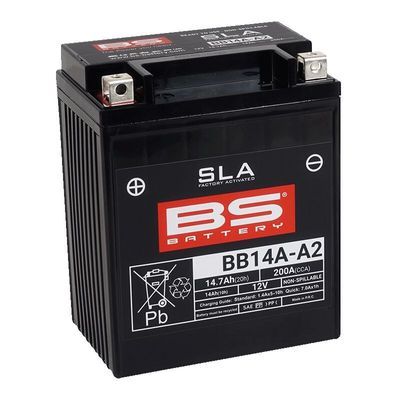 Batteri BS Battery SLA Factory-Activated AGM Maintenance-Free 160 BB14A-A2