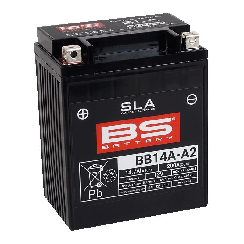 Batteri BS Battery SLA Factory-Activated AGM Maintenance-Free 160 BB14A-A2