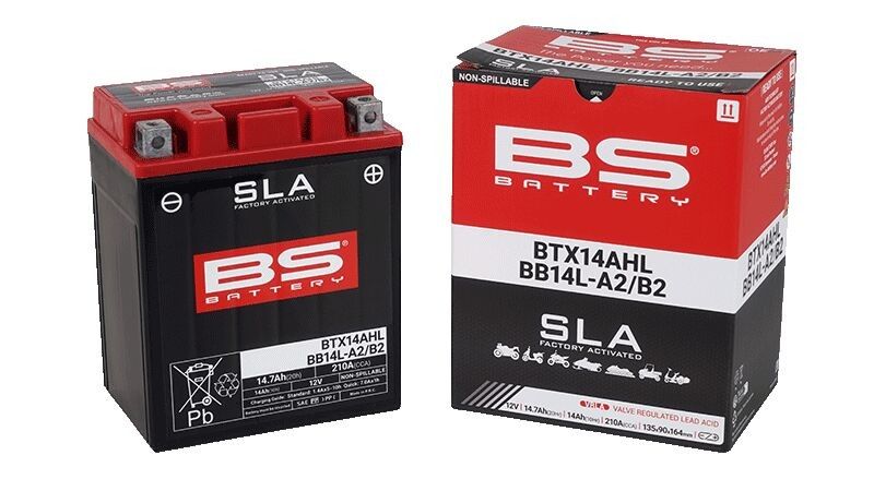 Batteri BS Battery SLA Factory-Activated AGM Maintenance-Free 200 BTX14AHL/BB14L-A2/B2
