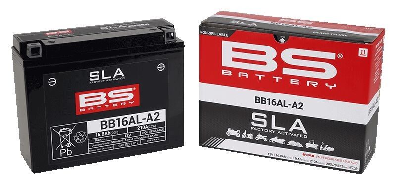 Batteri BS Battery SLA Factory-Activated AGM Maintenance-Free 210 BB16AL-A2