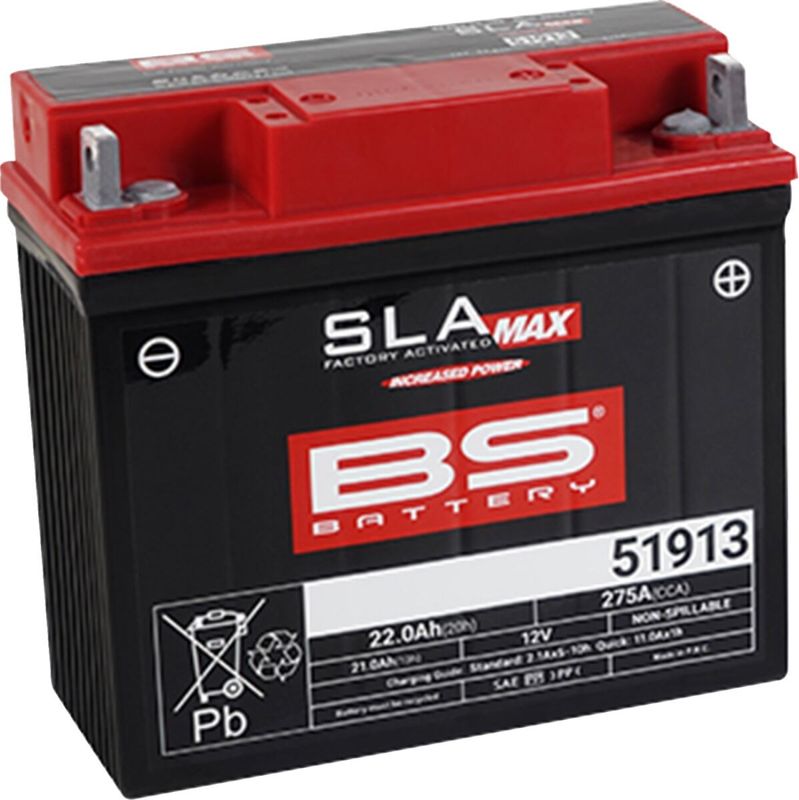 Batteri BS Battery SLA MAX Factory- Activated 51913 12