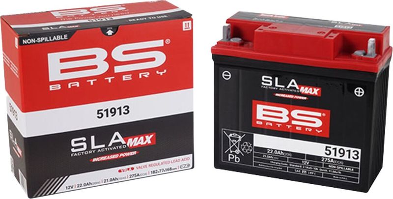 Batteri BS Battery SLA MAX Factory- Activated 51913 12
