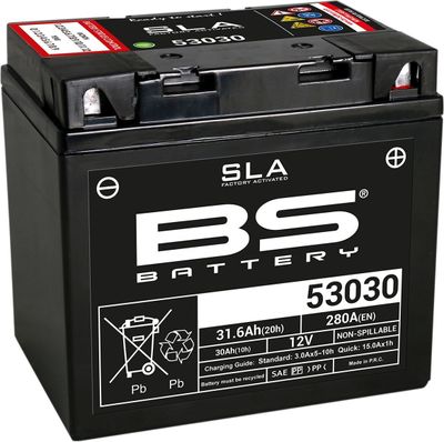 Batteri BS Battery SLA Factory- Activated AGM 53030 12
