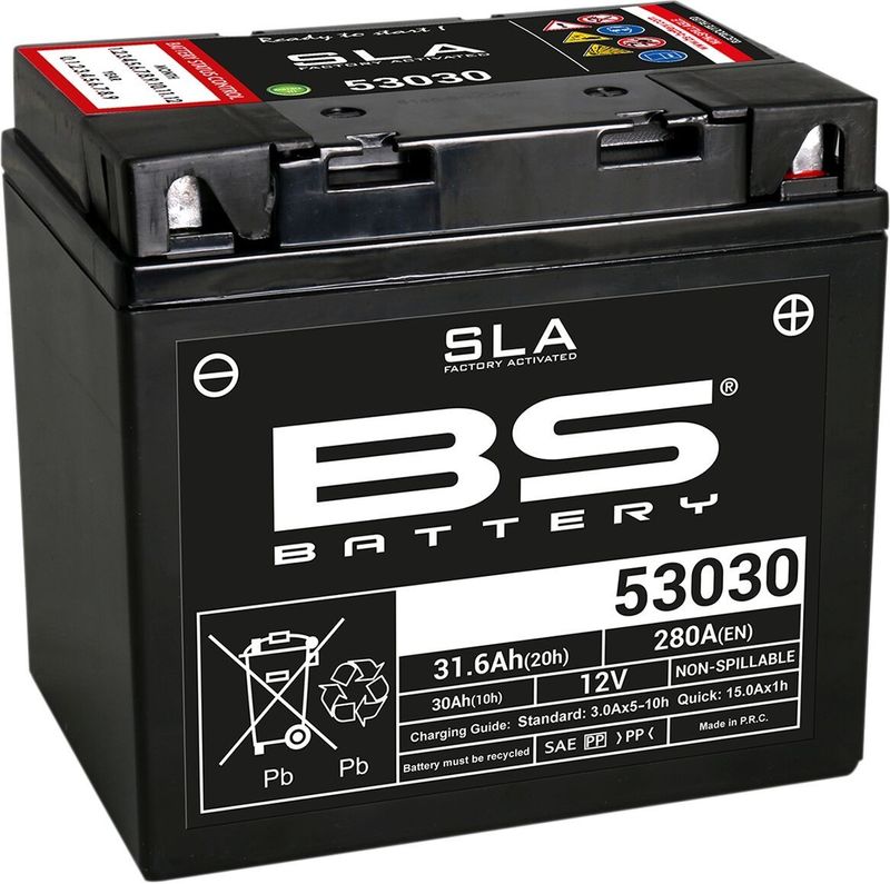 Batteri BS Battery SLA Factory- Activated AGM 53030 12