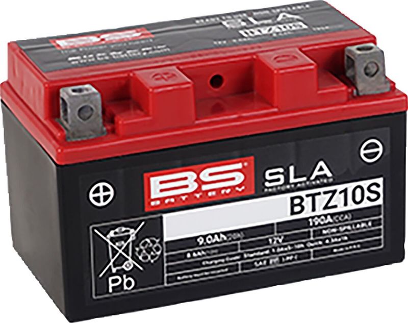 Batteri BS Battery SLA Factory- Activated AGM 190 BTZ10S