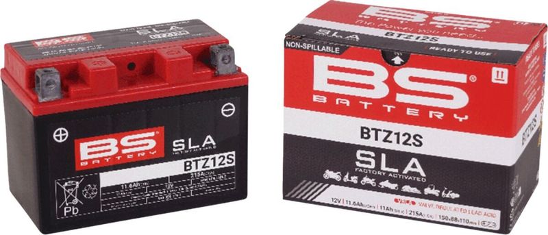 Batteri BS Battery SLA Factory- Activated AGM 215 BTZ12S