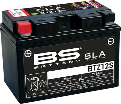 Batteri BS Battery SLA Factory- Activated AGM 215 BTZ12S