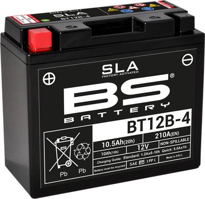 Batteri BS Battery SLA Factory- Activated AGM 210 BT12B-4