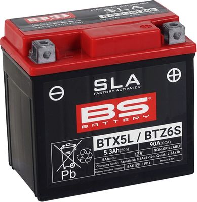 Batteri BS Battery SLA Factory- Activated AGM 70 BTX5L/BTZ6S