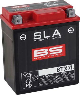 Batteri BS Battery SLA Factory- Activated AGM 100 BTX7L