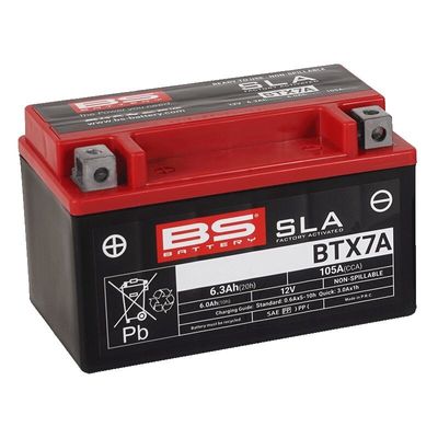 Batteri BS Battery SLA Factory-Activated AGM Maintenance-Free 105 BTX7A