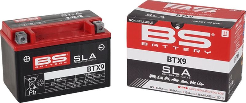 Batteri BS Battery SLA Factory- Activated AGM 135 BTX9