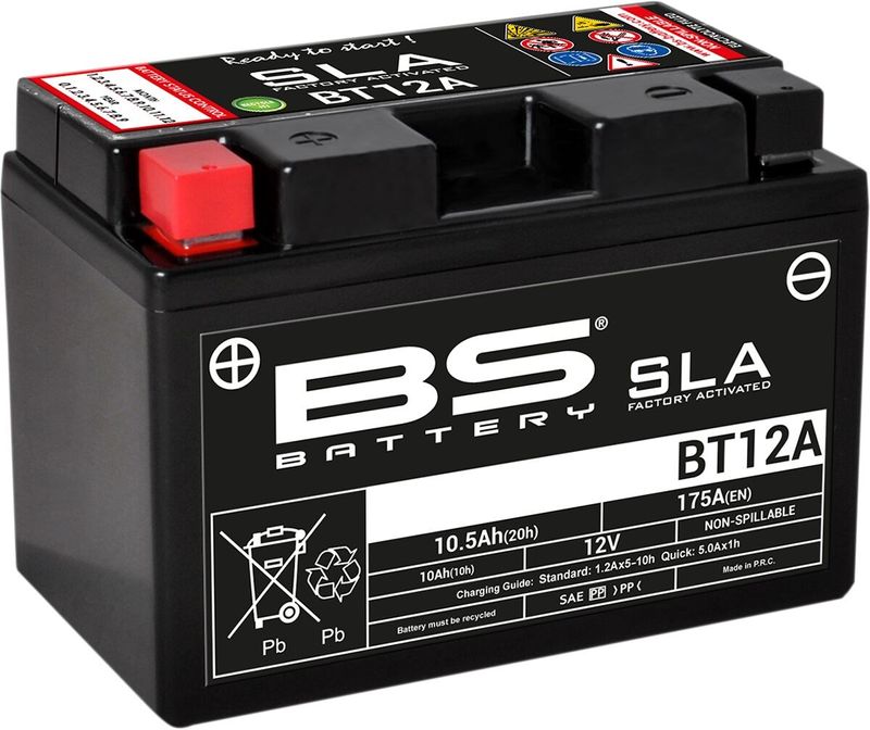Batteri BS Battery SLA Factory- Activated AGM 175 BT12A