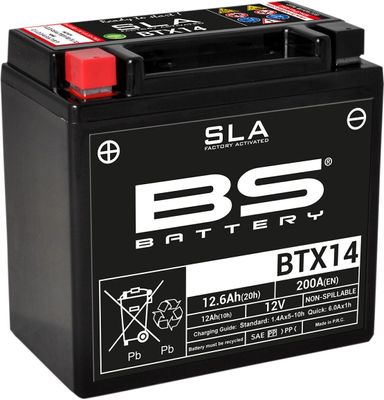 Batteri BS Battery SLA Factory- Activated AGM 200 BTX14