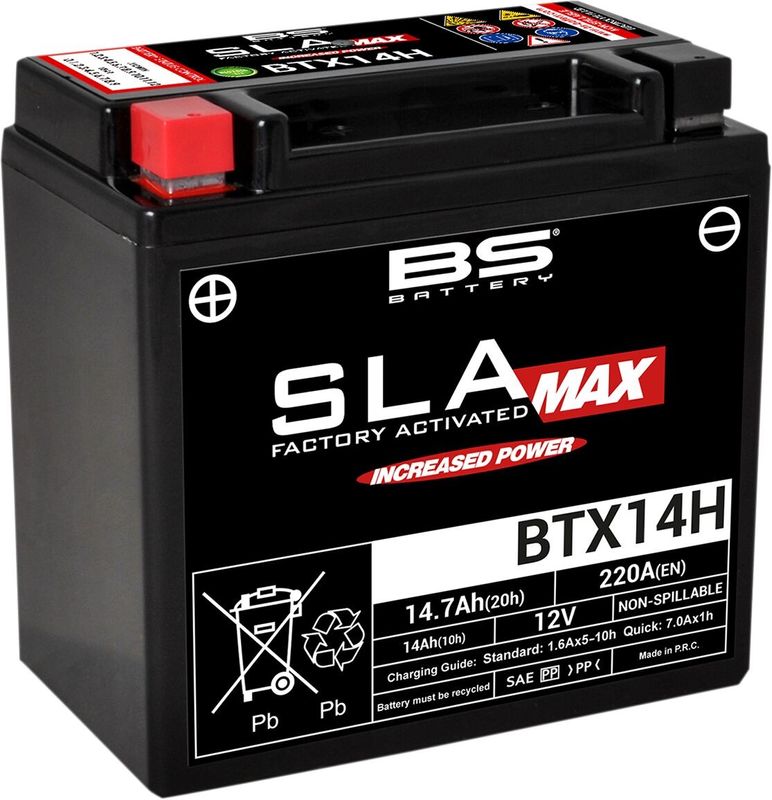 Batteri BS Battery SLA MAX Factory- Activated 220 Sla-max