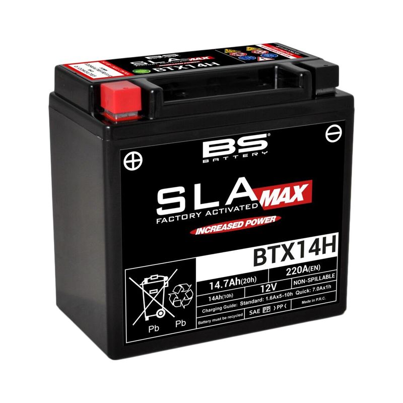 Batteri BS Battery SLA MAX Factory- Activated 220 Sla-max