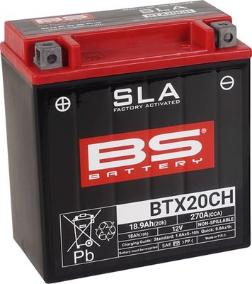 Batteri BS Battery SLA Factory- Activated AGM 270 BTX20CH