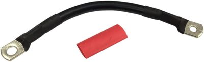Batterikabel Drag Specialties 7" svart
