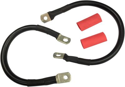 Batterikabelsats Drag Specialties svart 89-08