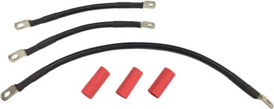 Batterikabelsats Drag Specialties svart Dyna 91-03