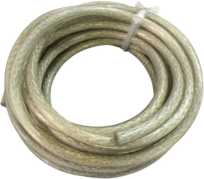 Battery Cable Bulk 25' Roll Clear