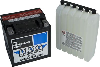 Batteri Drag Specialties Maintenance Free YTX30L-FT-BS YIX30L-FT