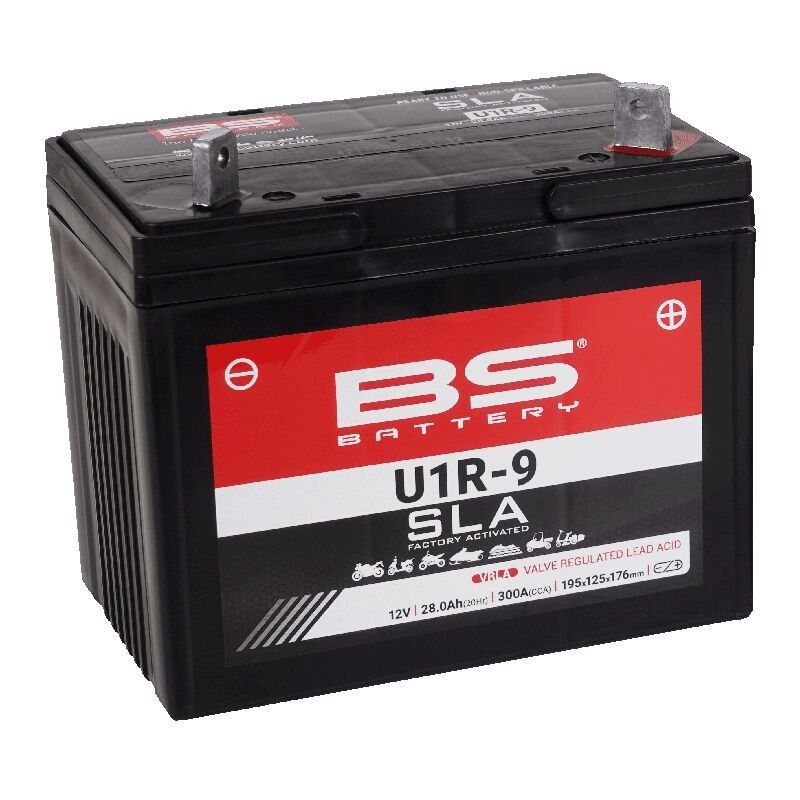 Batteri BS Battery SLA Factory-Activated AGM Maintenance-Free U1R-9