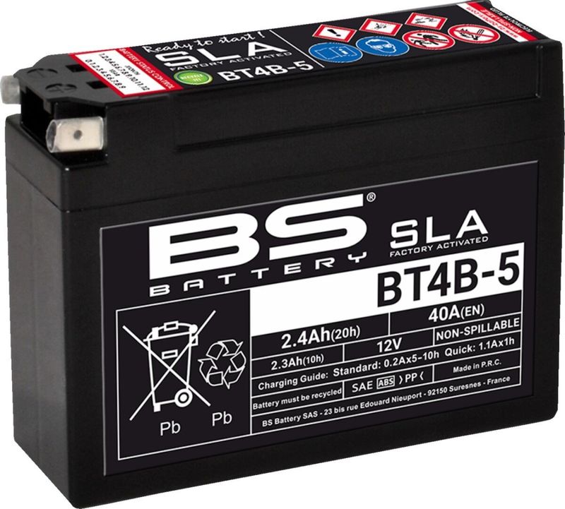 Batteri BS Battery SLA Factory- Activated AGM Yamaha 06-upp, Suzuki 08-19