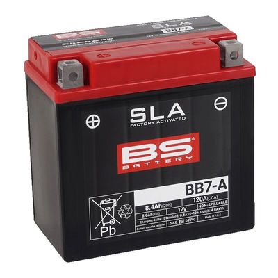 Batteri BS Battery SLA Factory-Activated AGM Maintenance-Free BB7-A