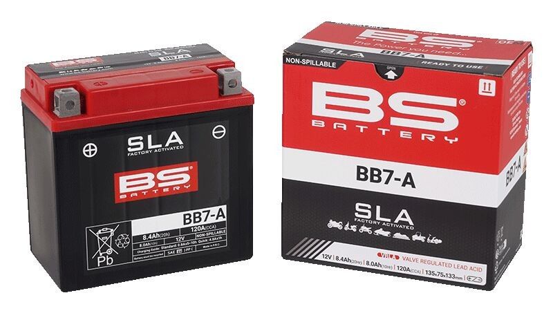 Batteri BS Battery SLA Factory-Activated AGM Maintenance-Free BB7-A
