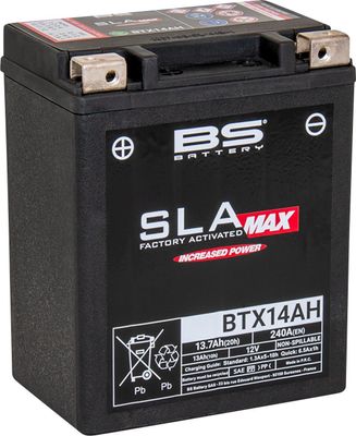 Batteri BS Battery SLA MAX Factory- Activated Sla-max BTX14AH