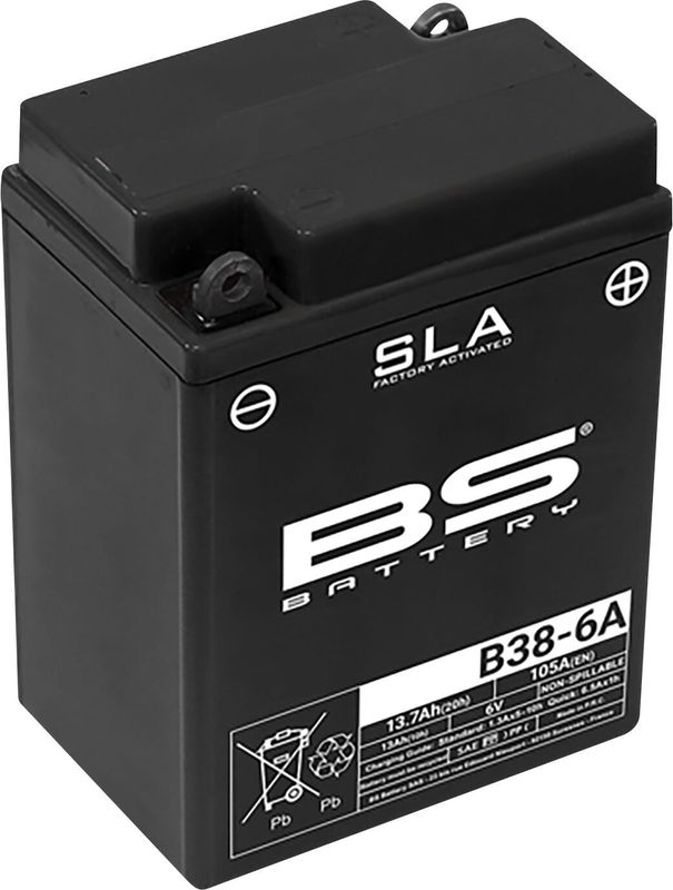 Batteri BS Battery SLA Factory-Activated AGM Maintenance-Free Bmw 55-69, Ducati 73-79