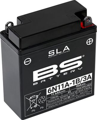 Batteri BS Battery SLA Factory-Activated AGM Maintenance-Free 6N11A-1B/3-A