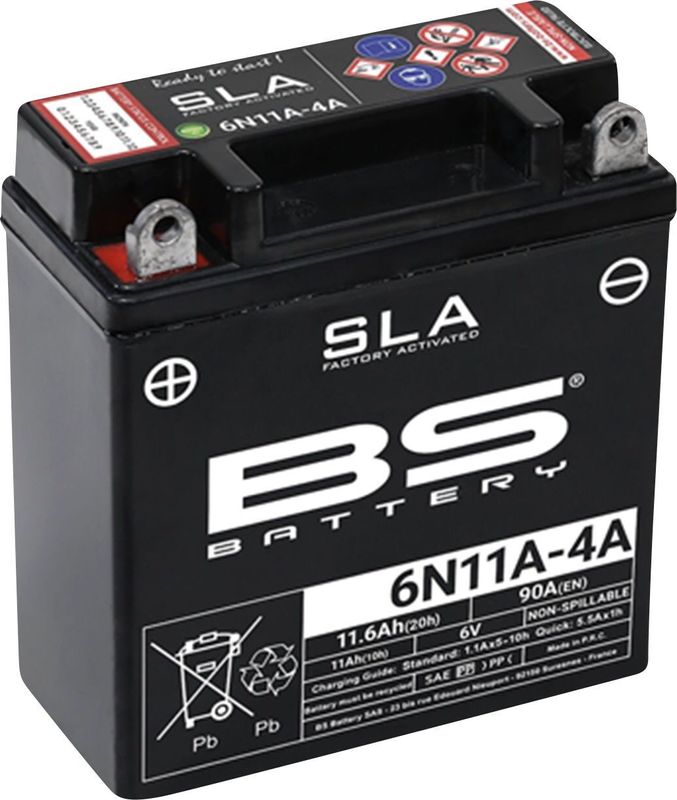 Batteri BS Battery SLA Factory-Activated AGM Maintenance-Free Simson 75-02