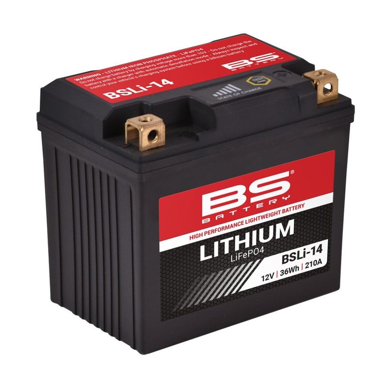Batteri BS Battery Lithium BSLI-14 Honda 20-upp, Kove 25-upp