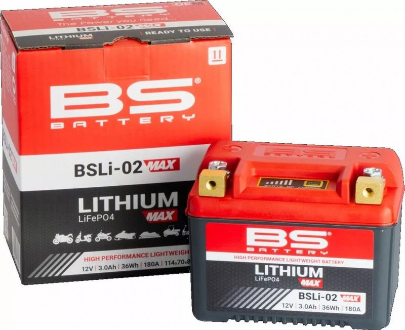 Batteri BS Battery Lithium BSLi-02 MAX