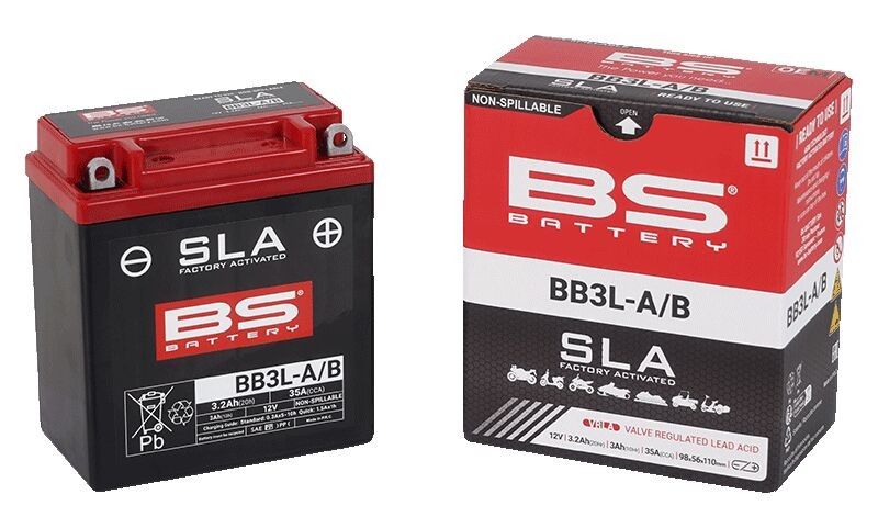 Batteri BS Battery Maintenance-Free BB3L-B