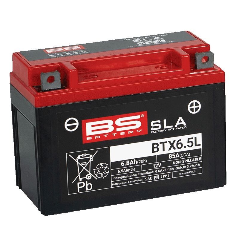 Batteri BS Battery SLA Factory-Activated AGM Maintenance-Free BTX6.5L