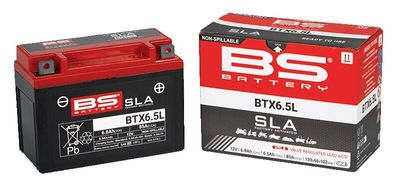 Batteri BS Battery SLA Factory-Activated AGM Maintenance-Free BTX6.5L