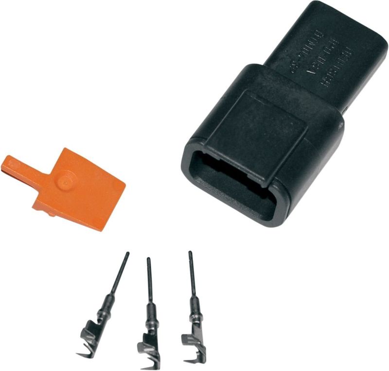 Kontakt Namz Deutsch DTM 3 Receptacle svart