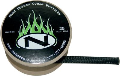 Flätad kabelstrumpa Namz ID 1/4" 6.35 svart