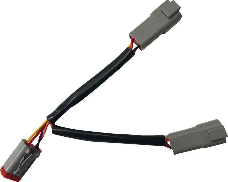 Vajer Custom Dynamics Dual-Accessory dubbel Touring 94-13