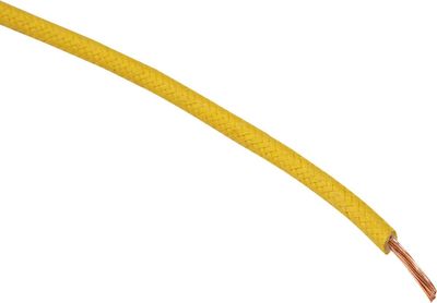 Kabel Namz 16 Gauge Cloth flätad gul