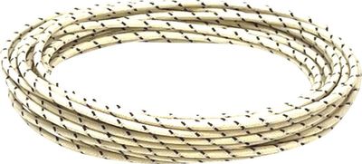 Kabel Namz 16 Gauge Cloth flätad vit svart